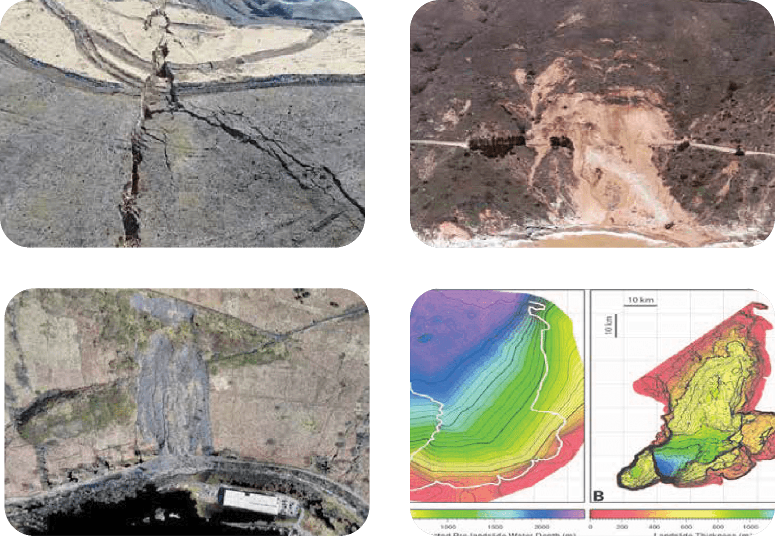 Mapping and analytical dpr services for landslides: